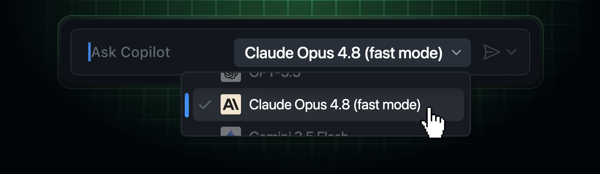 GitHub Changelog 列出 Claude Opus 4.8 fast mode 预览来源图像